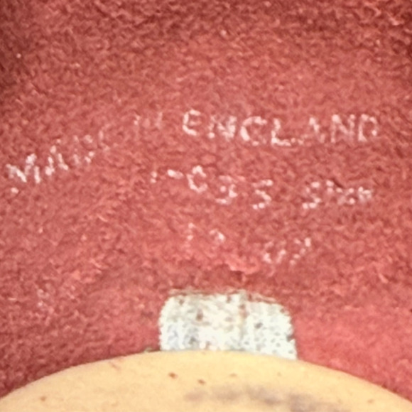 George Cox Walk Elastic Womens Size 7 Slip On Shoes Burgundy Leather Crepe Sole - Picture 11 of 11